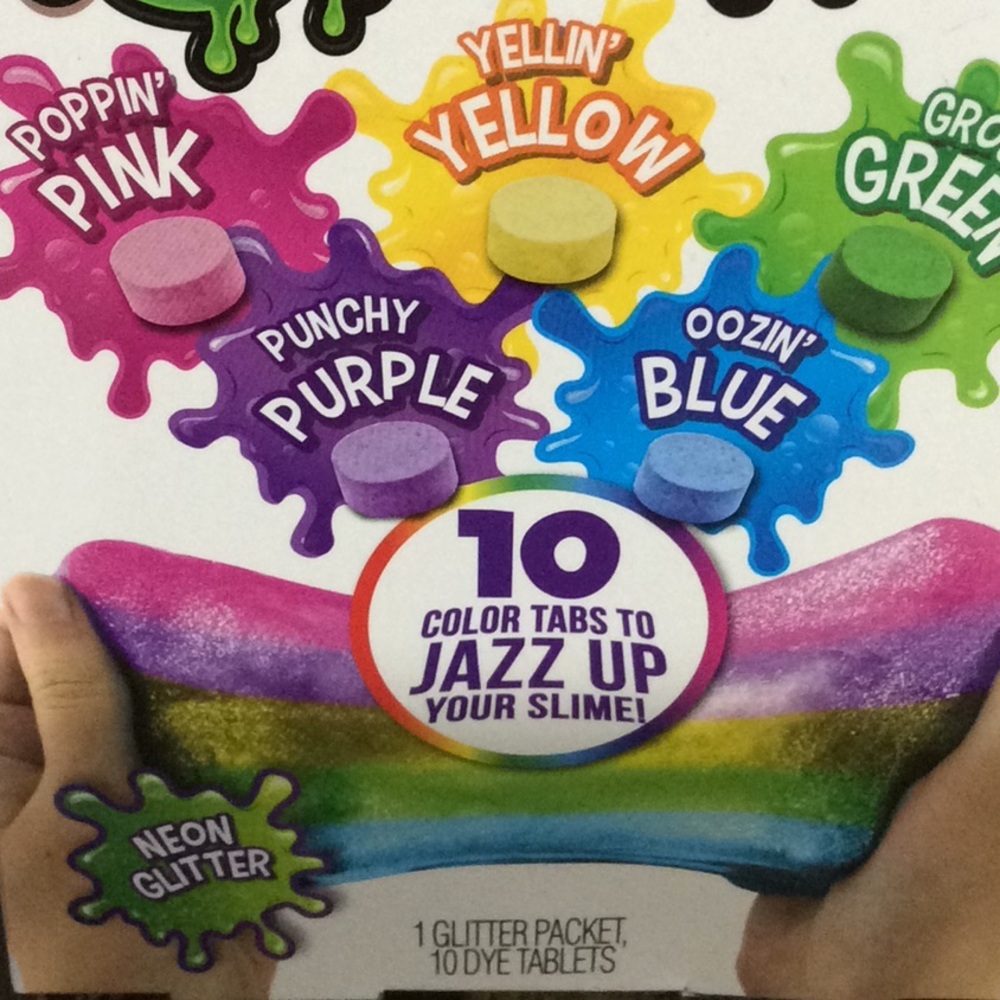 10 tabs to color slime